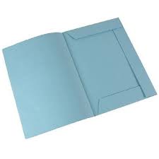 CARPETA CARTULINA OF.3 SOLAPAS x10