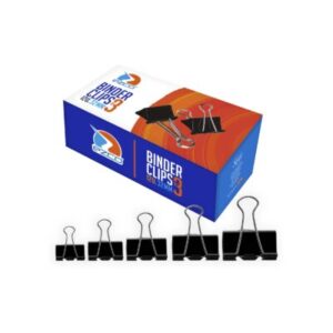 APRIETA PAPEL BINDER 19 MM X 12 UN NEGRO EZCO