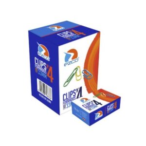 CLIPS EZCO FORRADO N° 4 X 100 U. ( 33 MM )