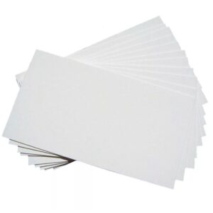 TARJETAS OPALINA Nº3 BLANCA x100