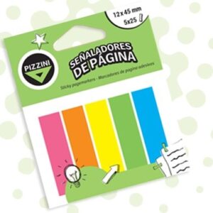 NOTAS ADHESIVAS PIZZINI BANDERITA NEON (12502)