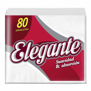 SERVILLETA "ELEGANTE" 33x33x80 BLANCA (941)