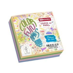 TACO DE PAPEL 9x9 x400 MULTICOLOR